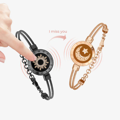 Sun & Moon Snake Chain Touch Bracelets