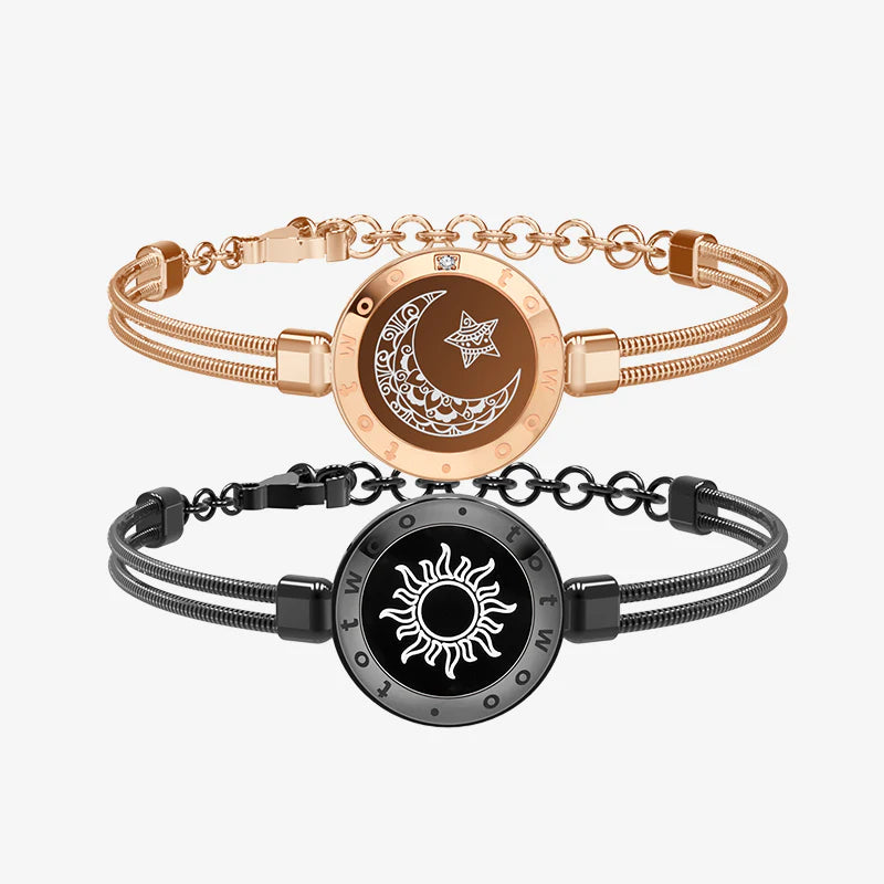 Sun & Moon Snake Chain Touch Bracelets