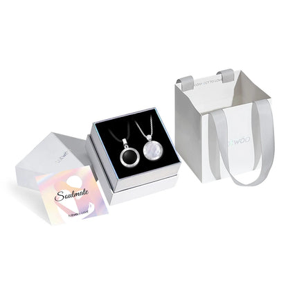 Soulmate 2.0 Touch Necklaces  (Obsidian & Mother of Pearl Edition)