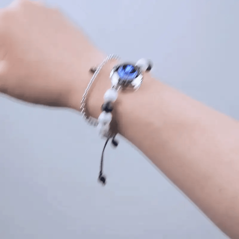 Moon and Moon Touch bracelets with matching beads