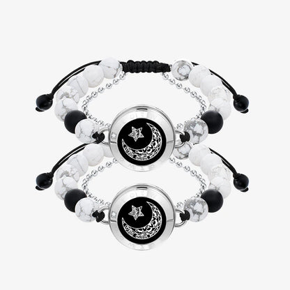 Moon and Moon Touch bracelets with matching beads