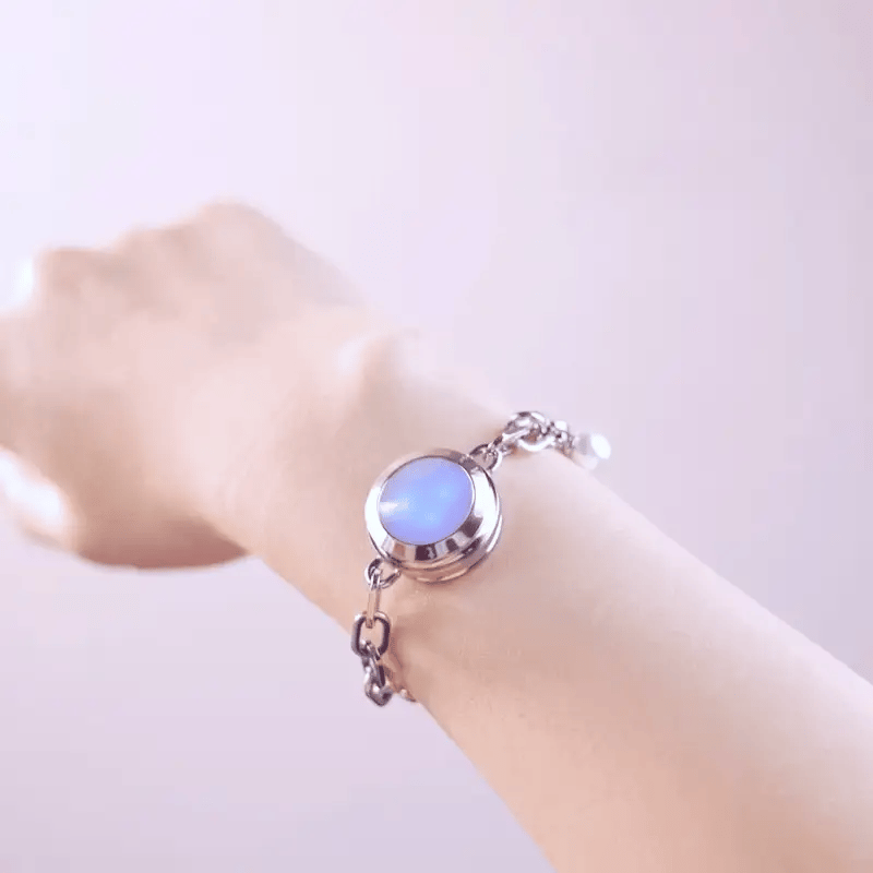Soulmate 2.0 Touch Bracelets Set  (Silver Cuban Chain + Gold Paperclip Chain)